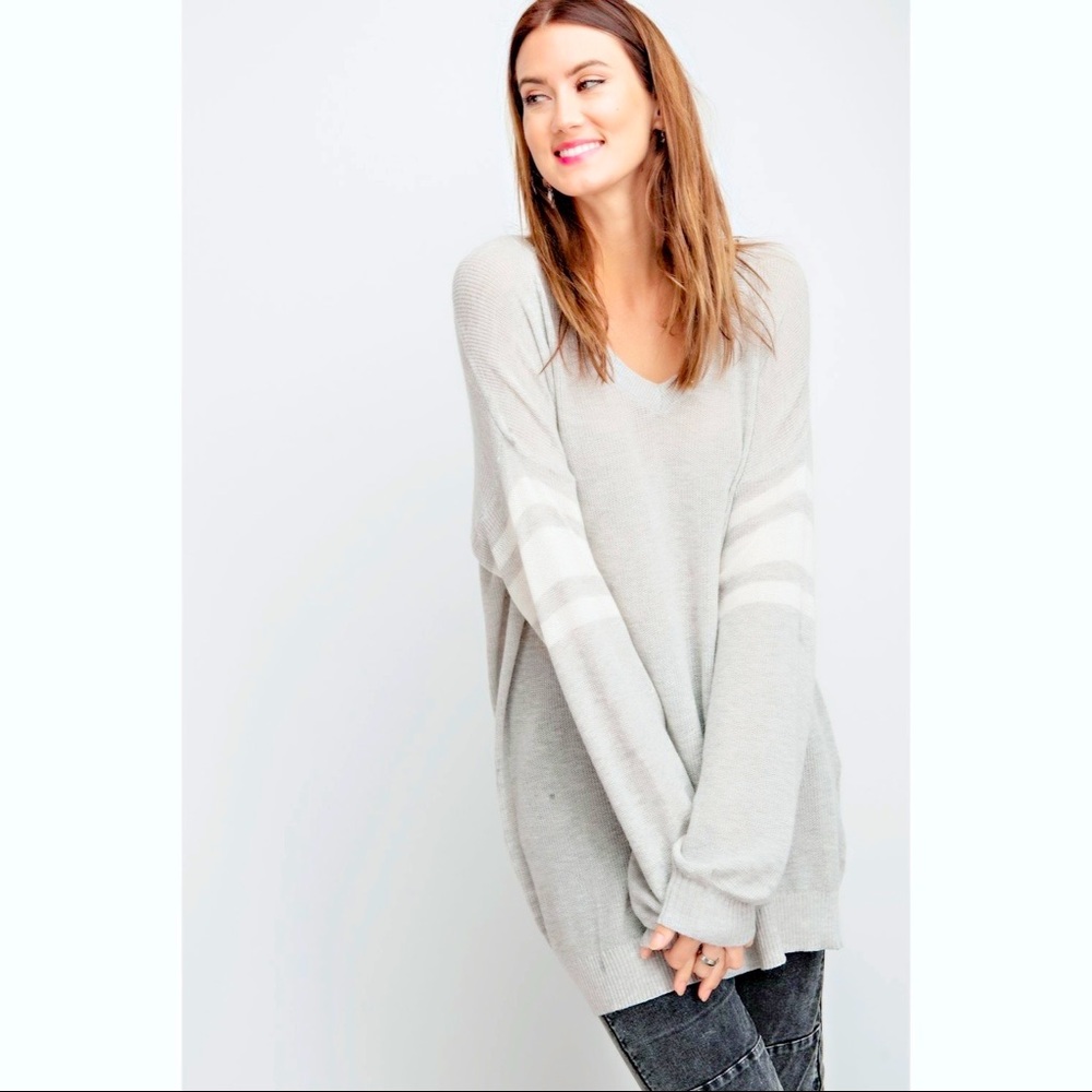 ✨LAST 2✨Varsity Stripe Knit Sweater